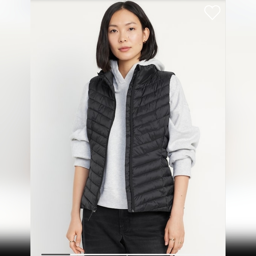 Narrow-channel Puffer Vest
